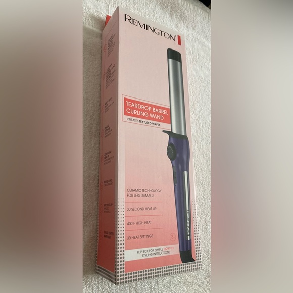 Remington Teardrop Barrel Curling Wand - Picture 4 of 4